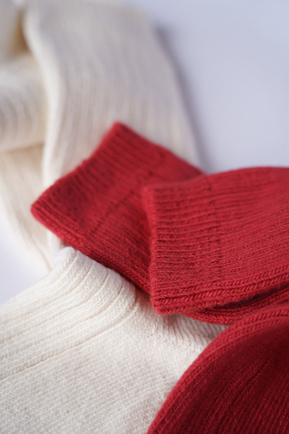 THICK SOCK, carmine