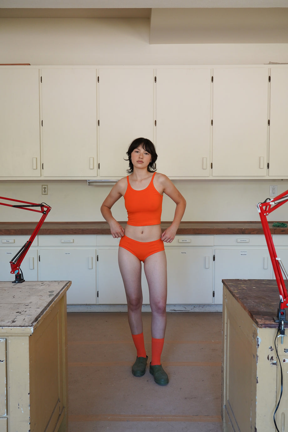 CROP TANK, hi-vis