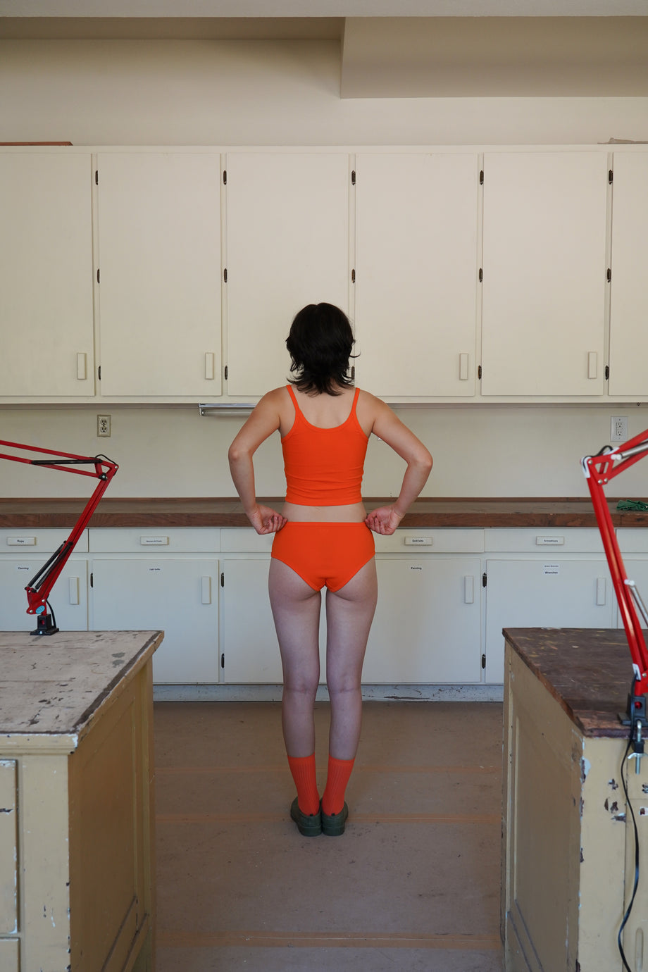 CROP TANK, hi-vis