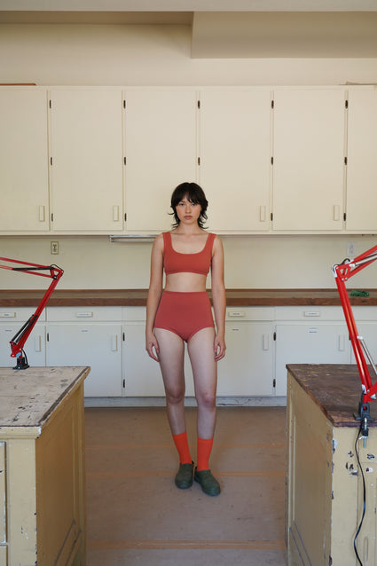 HIGH-RISE UNDIES, pink peppercorn