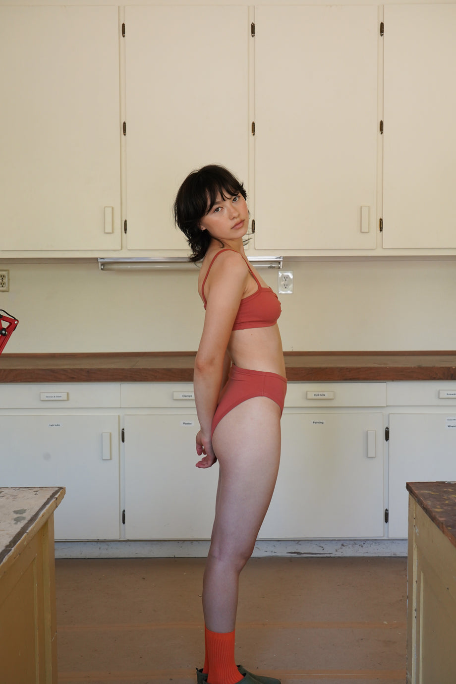 ZELDA BANDEAU, pink peppercorn