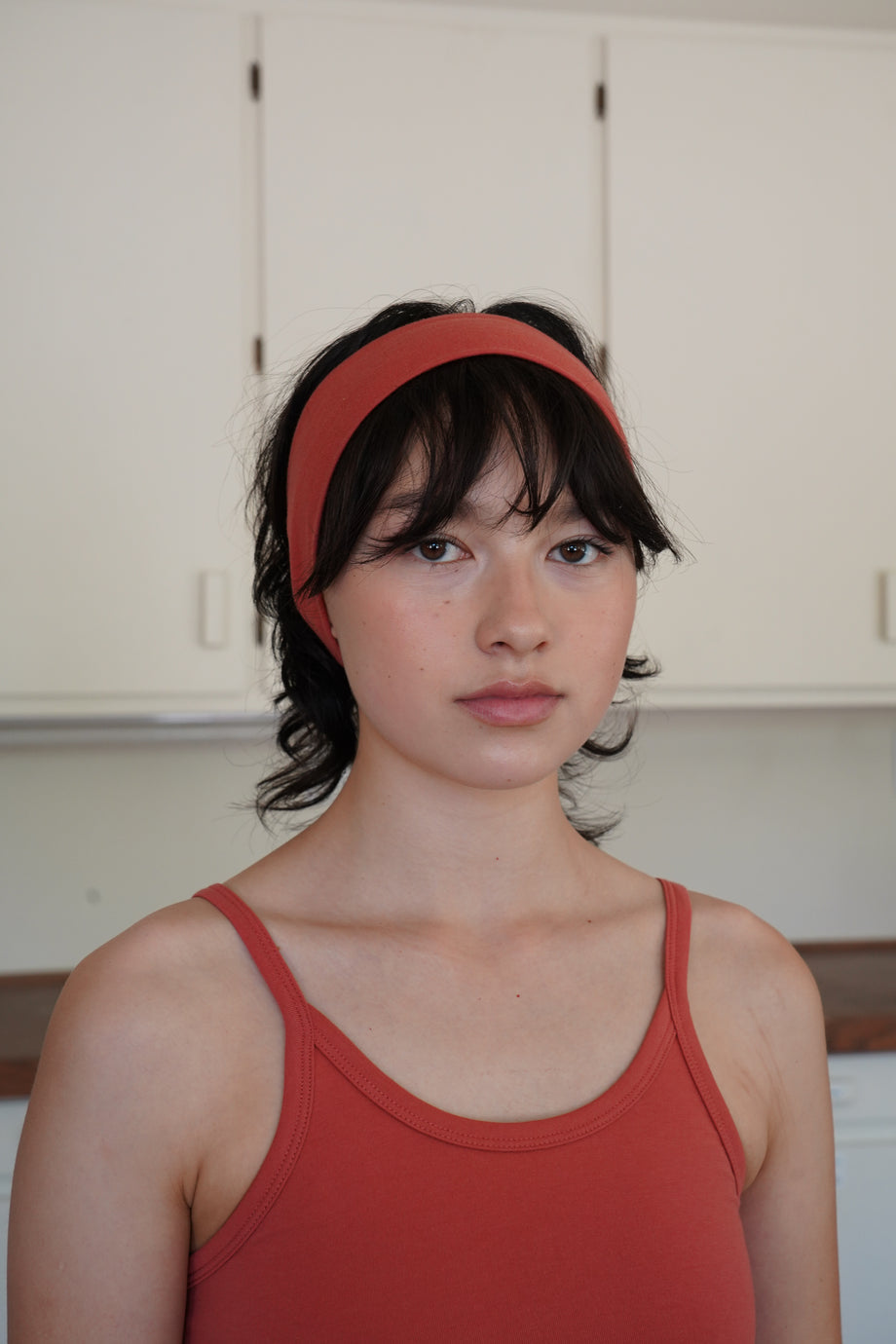 WIDE HEADBAND, pink peppercorn