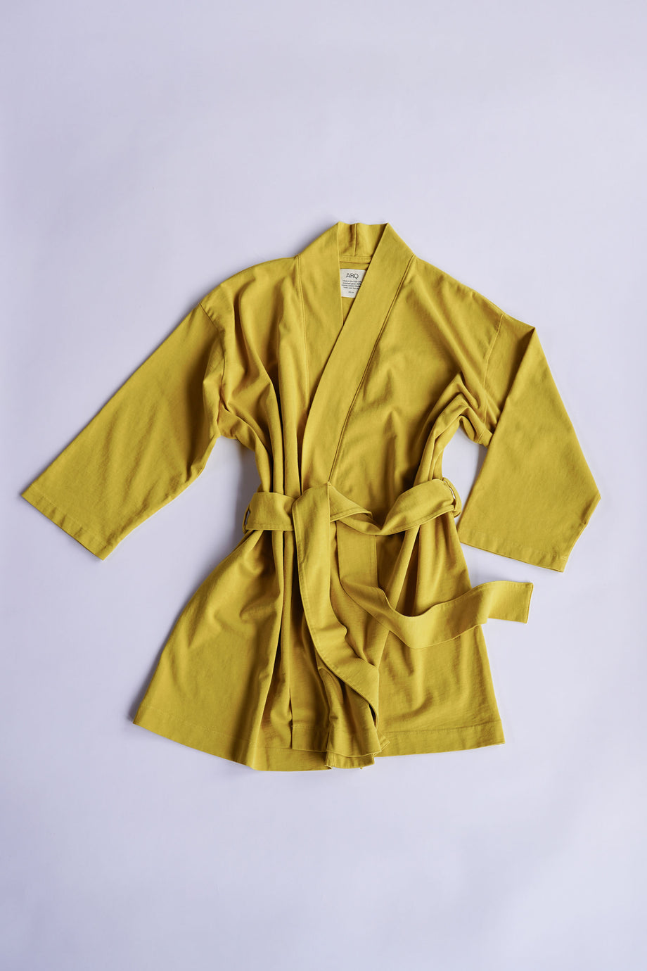SHORT ROBE, chartreuse