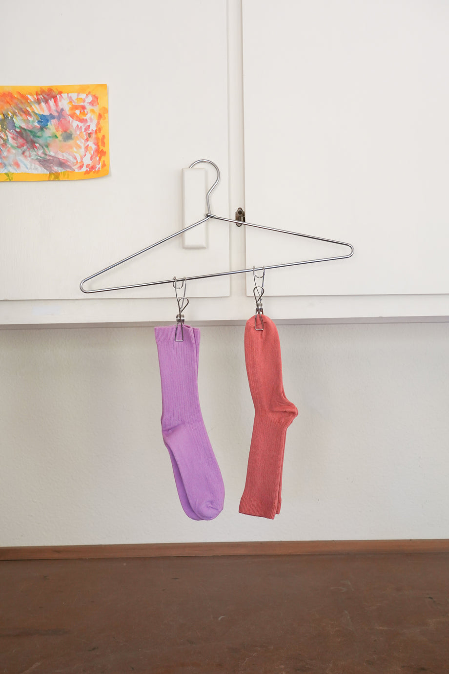 THIN SOCK, pink peppercorn