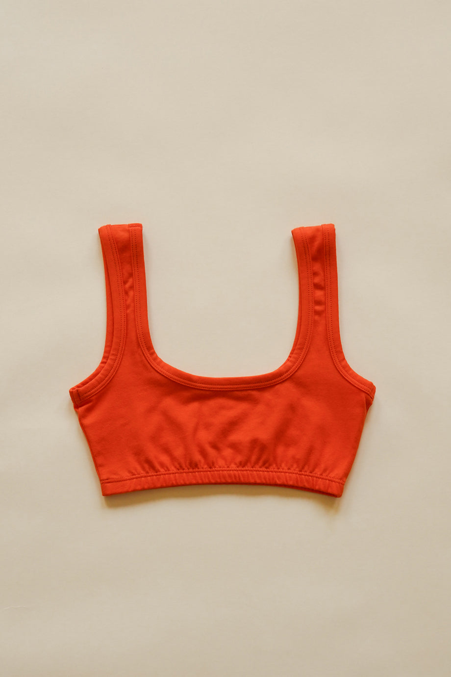 WIDE-STRAP BRA, hi-vis