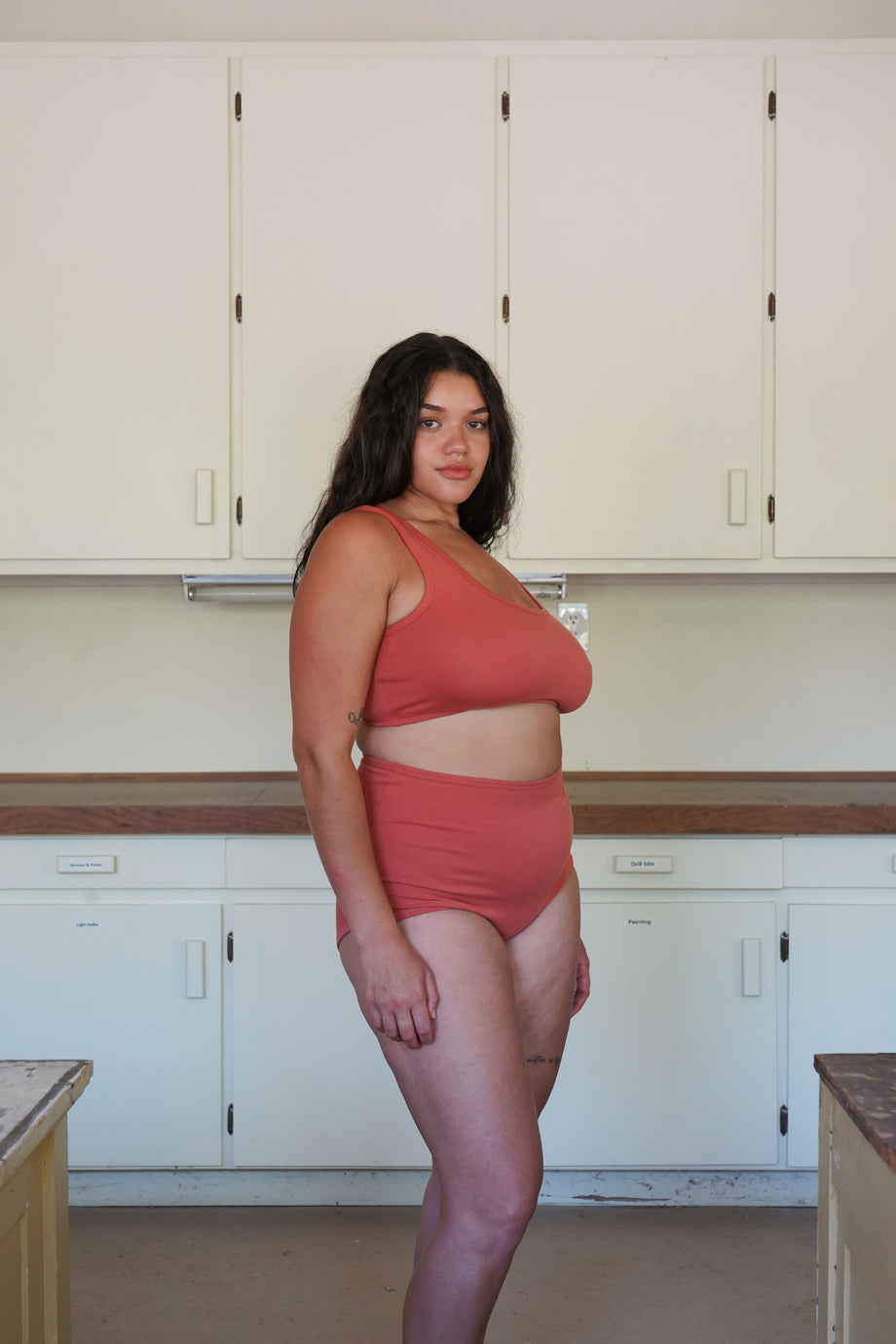 FULL-COVERAGE BRA, pink peppercorn