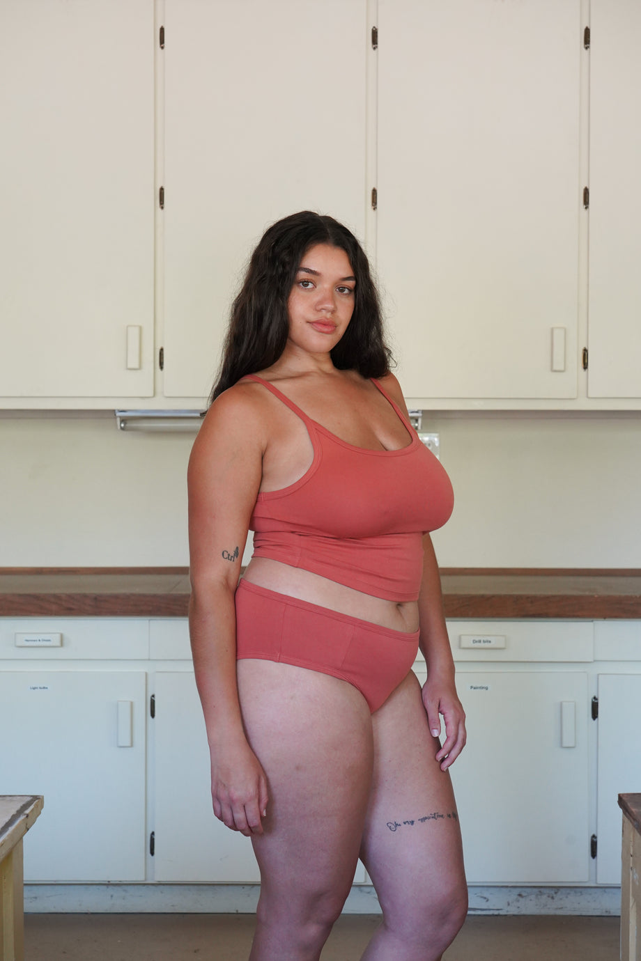 CROP TANK, pink peppercorn