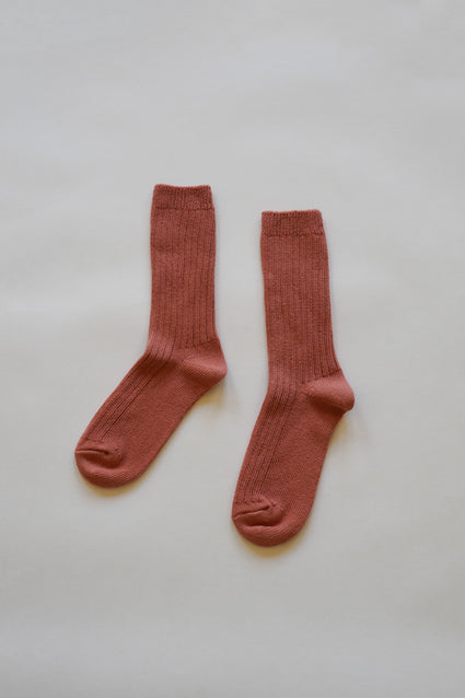 THICK SOCK, pink peppercorn