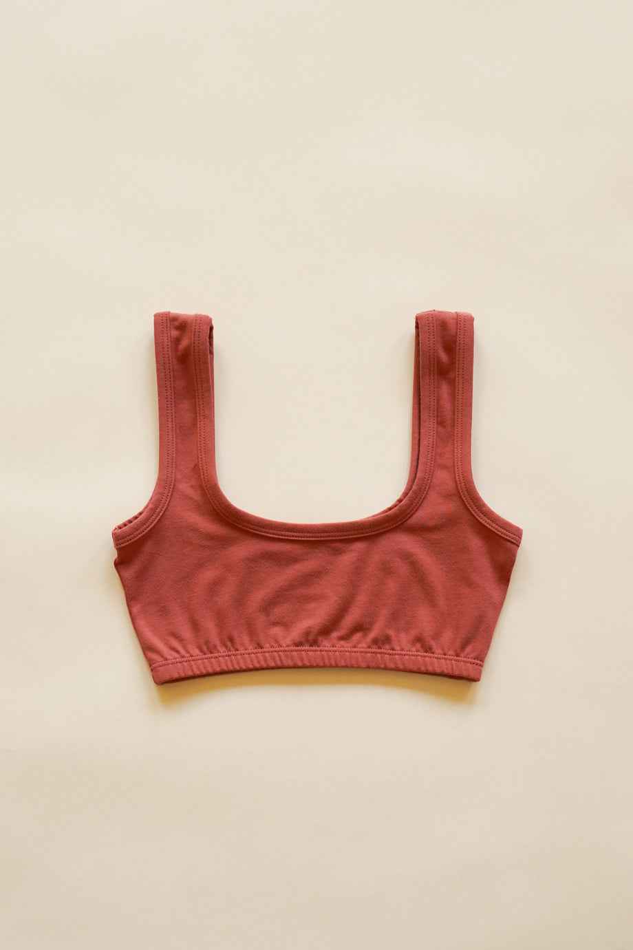 WIDE-STRAP BRA, pink peppercorn