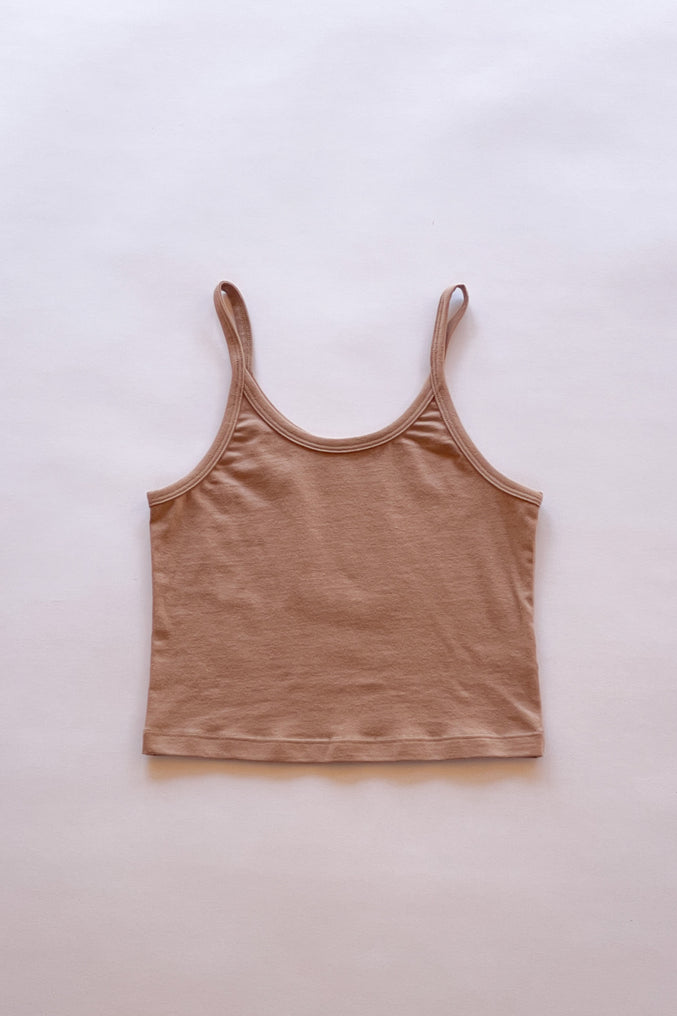 CROP TANK, porcini