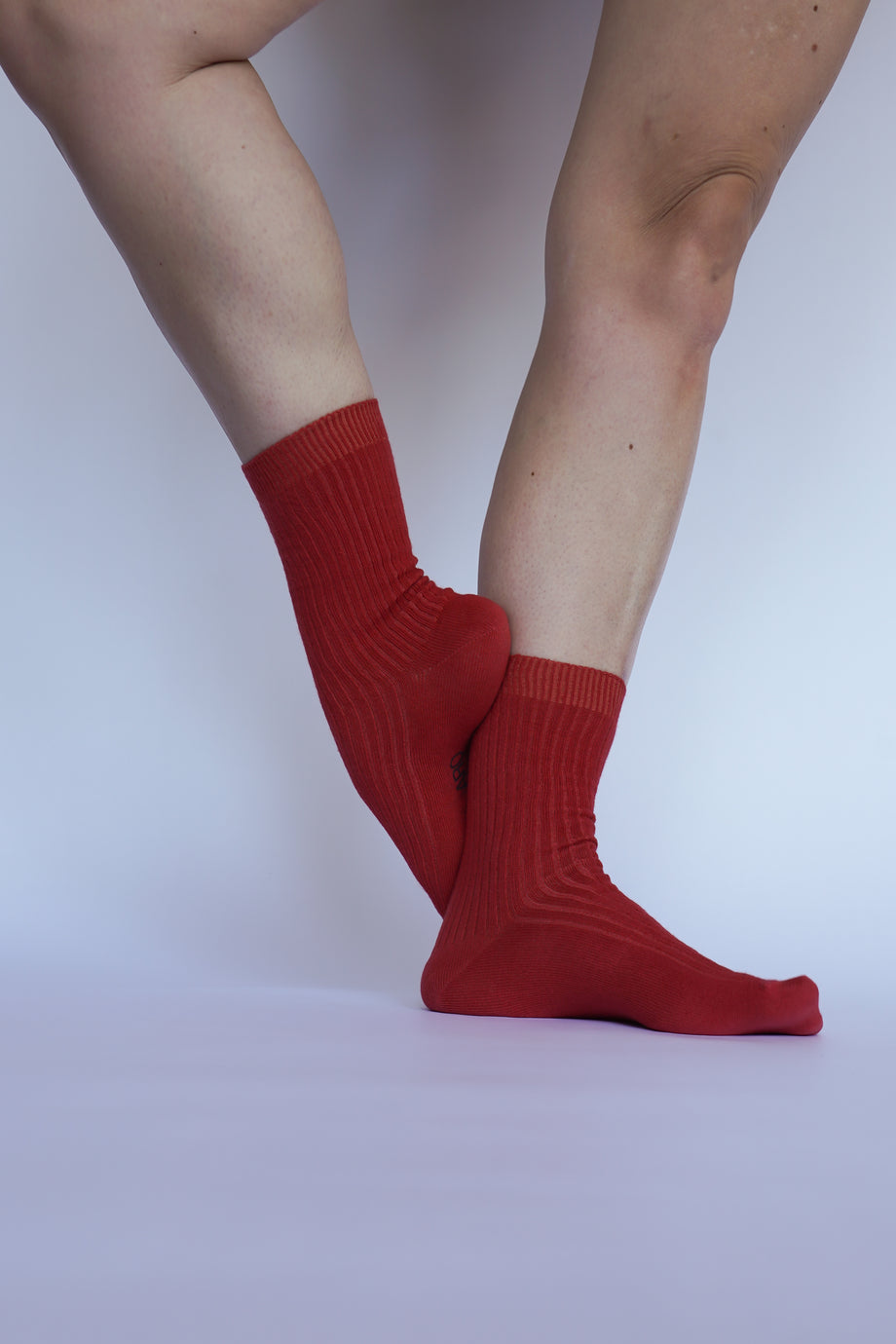 THIN SOCK, carmine