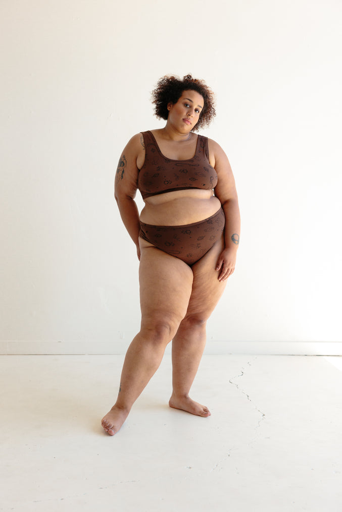 FULL-COVERAGE BRA, charms