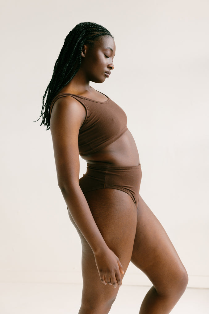 FULL-COVERAGE BRA, cocoa