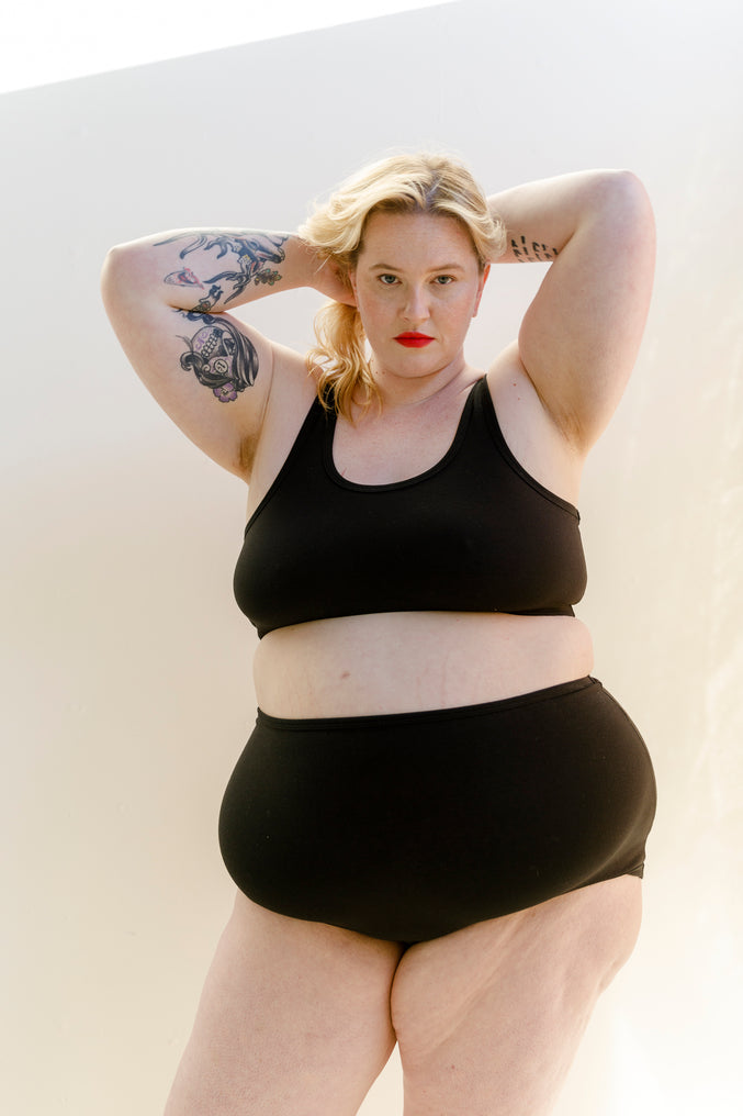 FULL-COVERAGE BRA, black