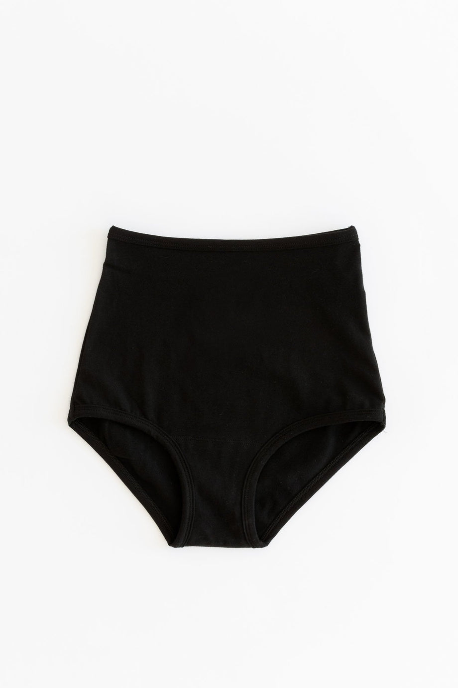 HIGH-RISE UNDIES, black