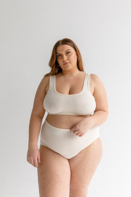 FULL-COVERAGE BRA, cotton