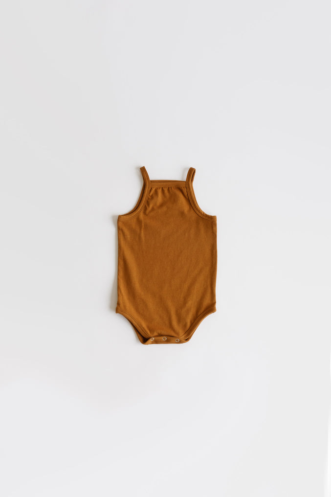 ORLY BABY BODYSUIT, toffee